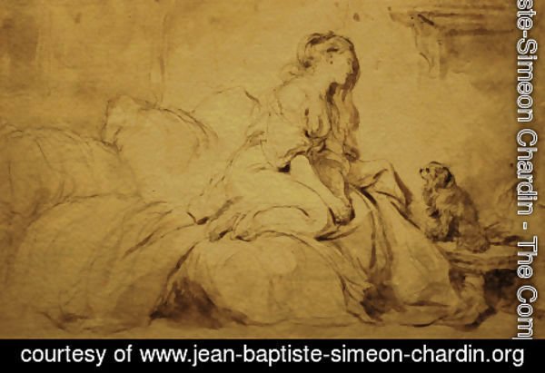 Jean-Baptiste-Simeon Chardin - Oh! If he were only as faithful to me