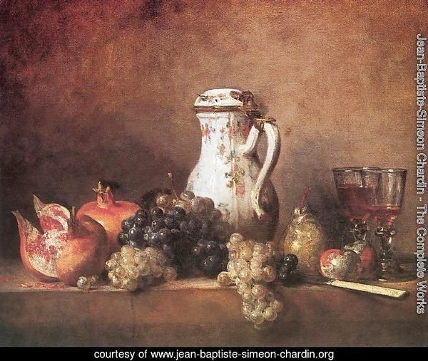Still Life with Grapes and Pomegranates, 1763