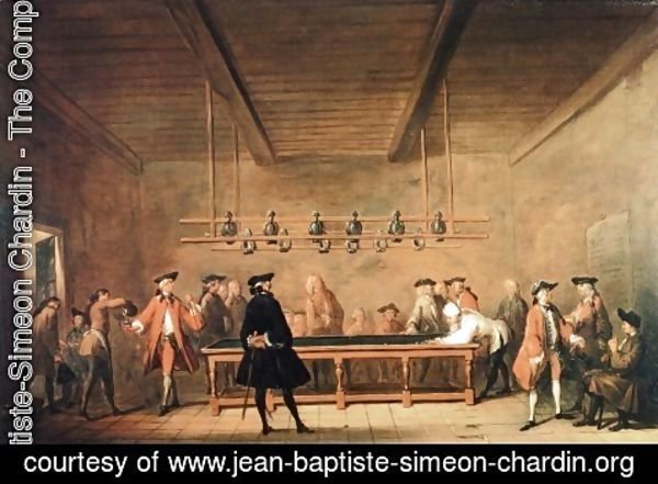 Jean-Baptiste-Simeon Chardin - A Game of Billiards, c.1720-26