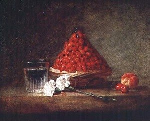 Jean-Baptiste-Simeon Chardin - Basket with Wild Strawberries, c.1761