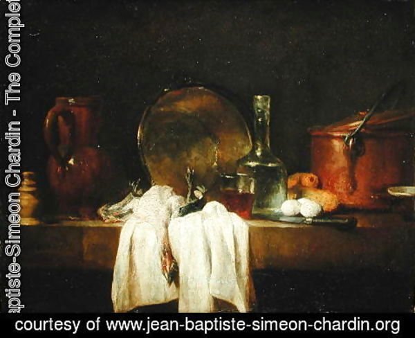 Jean-Baptiste-Simeon Chardin - The Kitchen Table