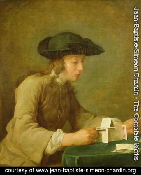 Jean-Baptiste-Simeon Chardin - The House of Cards 2