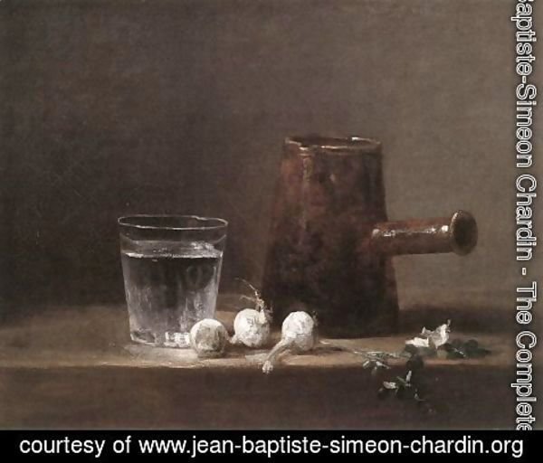 Jean-Baptiste-Simeon Chardin - Water Glass and Jug