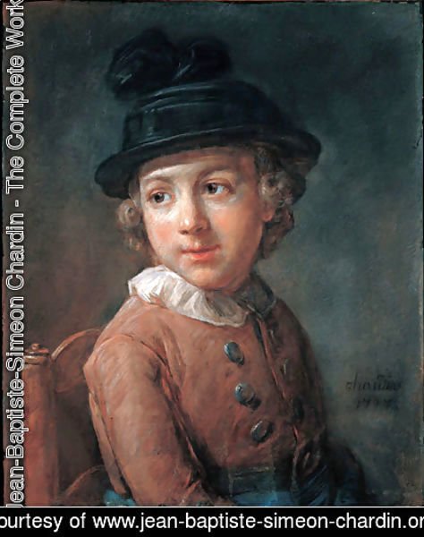 Jean-Baptiste-Simeon Chardin - Portrait of a child