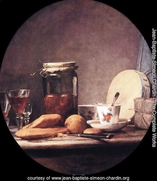 Still Life With Jar Of Apricots