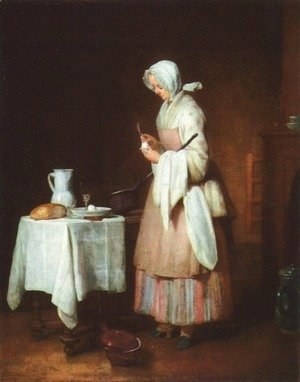Jean-Baptiste-Simeon Chardin - The Attentive Nurse c. 1738