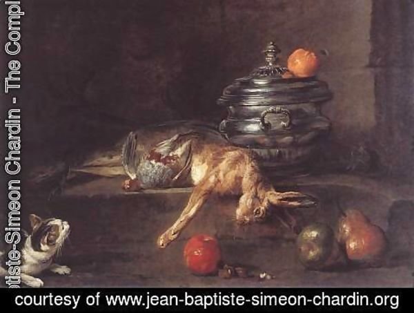 Jean-Baptiste-Simeon Chardin - The Silver Tureen c. 1728