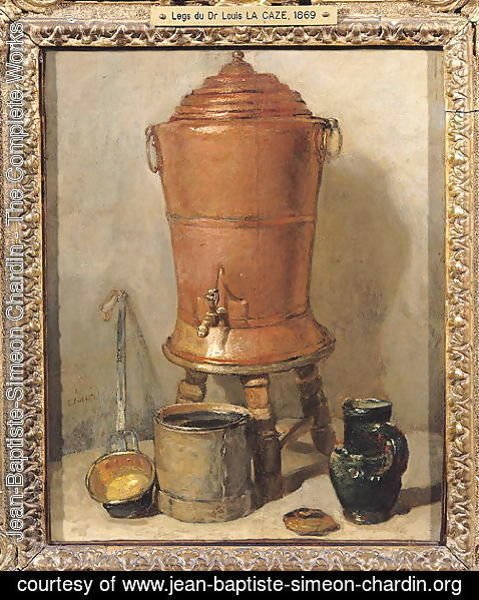 Jean-Baptiste-Simeon Chardin - The Copper Drinking Fountain, c.1733-34