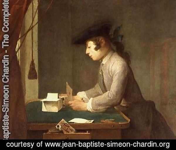 Jean-Baptiste-Simeon Chardin - The House of Cards