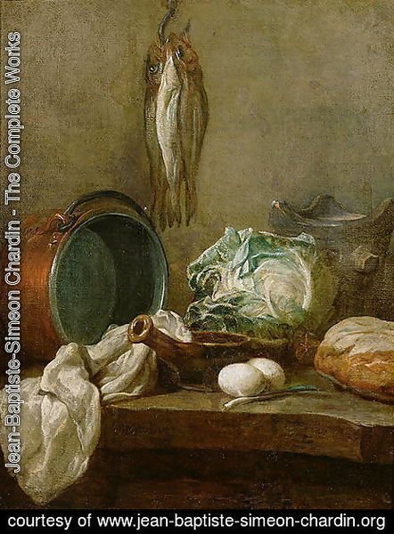Jean-Baptiste-Simeon Chardin - Still Life, c.1731-33