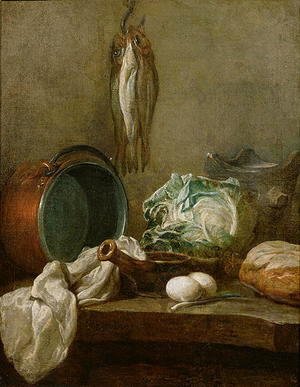 Jean-Baptiste-Simeon Chardin - Still Life, c.1731-33