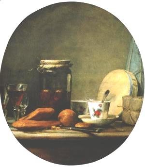 Jean-Baptiste-Simeon Chardin - Jar of Apricots, 1758