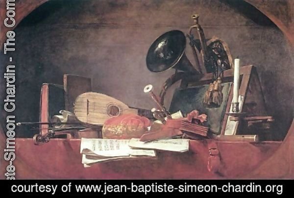 Jean-Baptiste-Simeon Chardin - The Attributes of Music, 1765