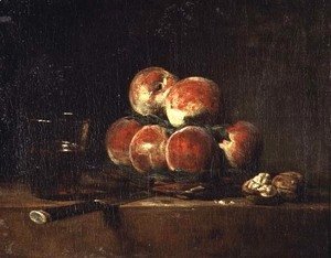 Jean-Baptiste-Simeon Chardin - Basket of Peaches, 1768