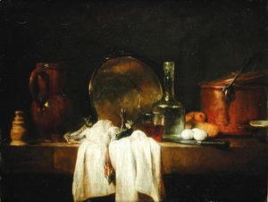 Jean-Baptiste-Simeon Chardin - The Kitchen Table