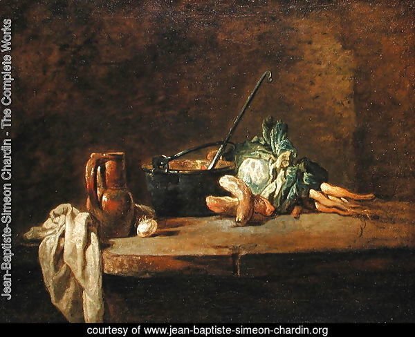 Still life of Vegetables for the Soup, c.1732