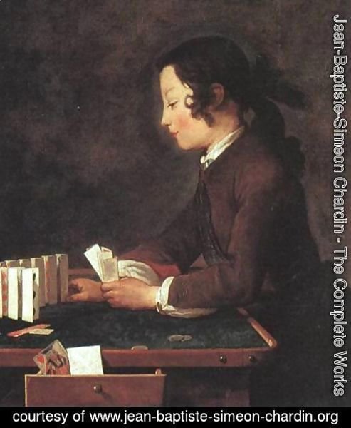 Jean-Baptiste-Simeon Chardin - The House of Cards II