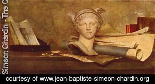 Jean-Baptiste-Simeon Chardin - Still Life with Attributes of the Arts