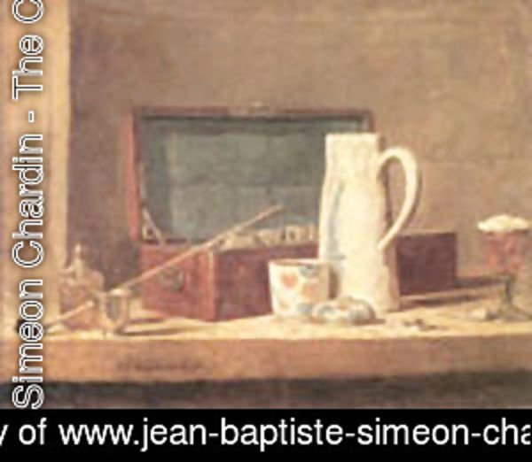 Jean-Baptiste-Simeon Chardin - The Smokers Case 1737