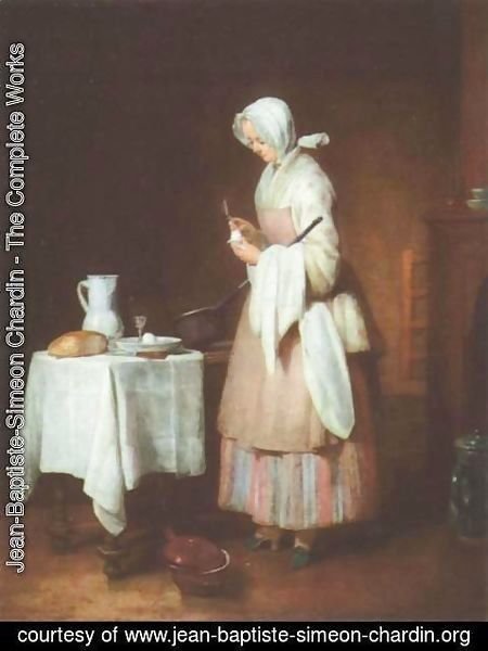 Jean-Baptiste-Simeon Chardin - The caring maid
