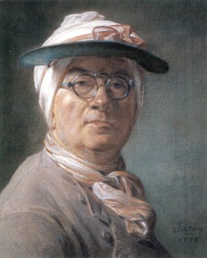 Self-portrait with glasses