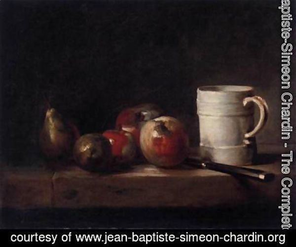 Jean-Baptiste-Simeon Chardin - Still-Life with a White Mug