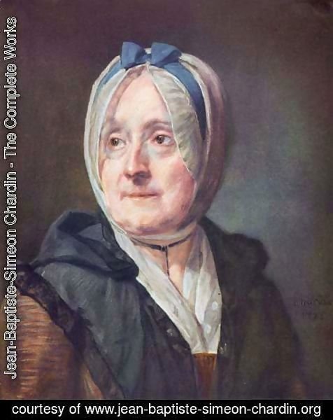 Jean-Baptiste-Simeon Chardin - Portrait of Francoise Marguerite Pouget