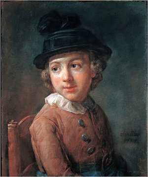 Jean-Baptiste-Simeon Chardin - Portrait of a child