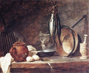 Jean-Baptiste-Simeon Chardin - The Fast Day Meal