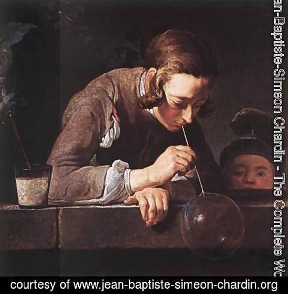 Jean-Baptiste-Simeon Chardin - The Soap Bubble c. 1739