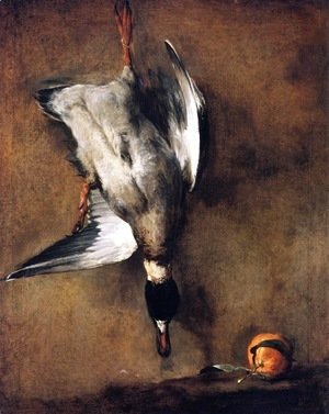 Jean-Baptiste-Simeon Chardin - Wild Duck With A Seville Oraange