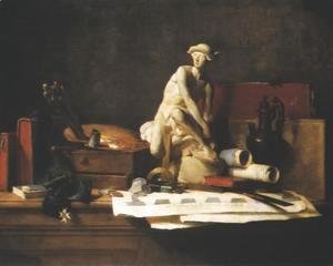 Jean-Baptiste-Simeon Chardin - Attributes and Rewards of the Arts