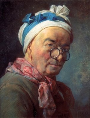 Jean-Baptiste-Simeon Chardin - Self-Portrait with Spectacles
